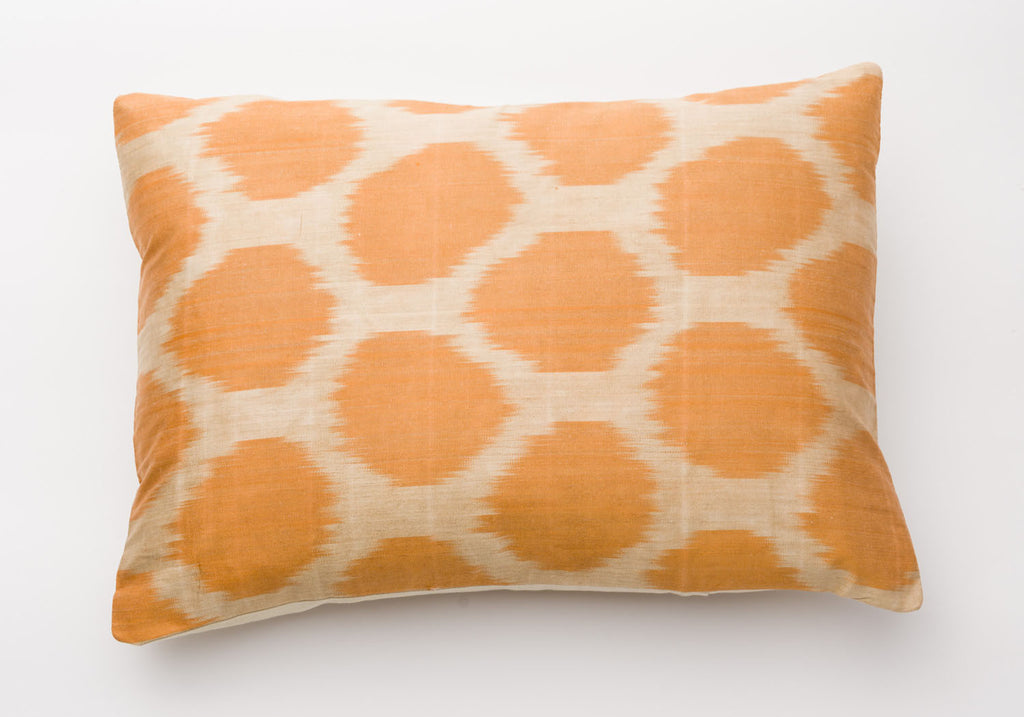 Ikat Decorative Throw Pillows        Orange